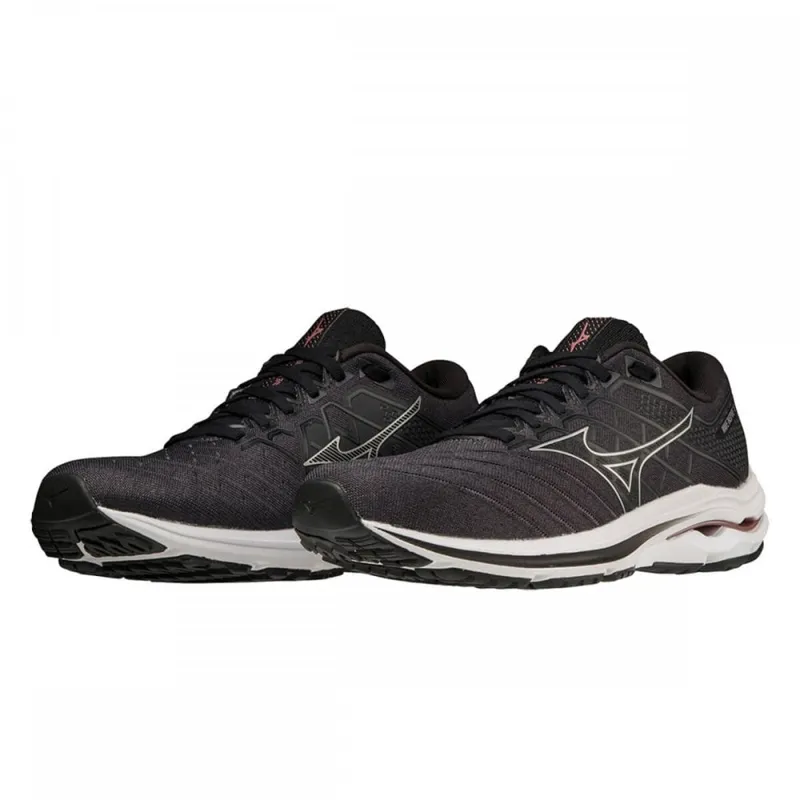Mizuno Women's Wave Inspire 18 D Black/Silver-3